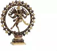 Shiva Nataraj messing 2-kleurig groter - 27 - 2400 - Messing - Metaal - M
