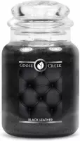 Goose Creek - Large Jar - Black Leather