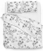 ZoHome Uruz Dekbedovertrek - Tweepersoons - 200x200/220 cm - Grijs