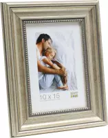 Deknudt Frames fotolijst S45HD1 - zilverkleur - parelbiesje - 15x20 cm