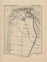 Historische kaart, plattegrond van gemeente Helder in Noord Holland uit 1867 door Kuyper van Kaartcadeau.com