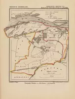 Historische kaart, plattegrond van gemeente Druten ( Druten) in Gelderland uit 1867 door Kuyper van Kaartcadeau.com