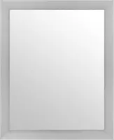 Spiegel Design Zilver 57x77 cm – Fenna – Spiegel Zilveren Lijst – Design Wandspiegel Hal – Spiegels – Perfecthomeshop