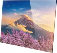 Mount Fuji op plexiglas | Japan | 120 x 80 CM | Wanddecoratie | Natuur | Plexiglas | Foto op plexiglas
