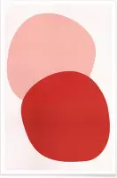 JUNIQE - Poster Pink -40x60 /Roze