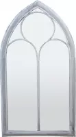 Esschert Design Spiegel Kerkraam 61 X 4,6 X 111,8 Cm Staal Grijs