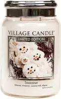 Village Candle Kaars Snoconut 10 X 15 Cm Wax Wit