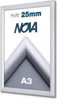 10 PACK Nova Kliklijsten A3 29,7x42cm aluminium zilver – wissellijst - posterlijst