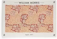 Walljar - William Morris - Apple - Muurdecoratie - Plexiglas schilderij