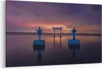 Schilderij - Japans monument — 90x60 cm