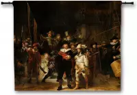 Wandkleed De Nachtwacht - Rembrandt van Rijn - 90x75 cm