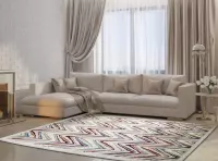 Aledin Carpets Accra - Laagpolig - Vloerkleed 160x230 cm - Meerkleurig - Modern
