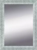 Zilver Witte Spiegel Modern 68x108 cm – Mathilda – Grote Spiegels – Unieke spiegel met zilveren lijst – Lange Design Spiegel – Perfecthomeshop