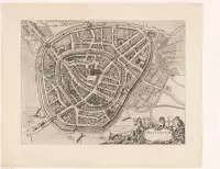 Historische Kaart Amersfoort - Oude Stadsplattegrond - Poster Antieke Kaart