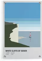 Walljar - White Cliffs Of Dover United Kingdom Day - Muurdecoratie - Plexiglas schilderij