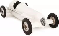 Authentic Models - Hand gemaakte Model Raceauto 'Indianapolis, White/black', 31cm (Decoratie)