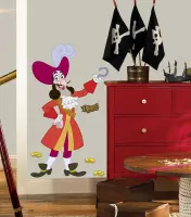Disney Jake And The Neverland Pirates Captain Hook Peel And Stick Giant Wall Decals muursticker kapitein haak