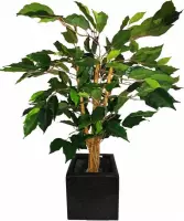 Kunstplant Ficus Groen 90 cm