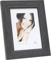 Deknudt Frames fotolijst S46KF2 - zwart - parelbiesje - foto 15x20 cm