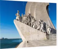 Het monument van de ontdekkingen in Lissabon - Foto op Plexiglas - 90 x 60 cm