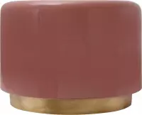 Bijzettafel Rond Art Deco 275 Roze MetaalDefault.