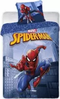 Aymax Dekbedovertrek Spider-man 140 x 200 cm - Blauw/Rood