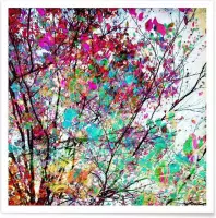 JUNIQE - Poster Autumn 8 -30x30 /Kleurrijk