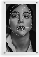 Walljar - Smoke - Muurdecoratie - Plexiglas schilderij