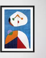 Joan Miro Poster 7 - 50x70cm Canvas - Multi-color