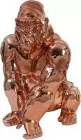 Gorilla 40 cm koper beeld beeldje
