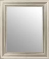 Spiegel Modern Zilver 68x108 cm – Viktoria – Duurzame spiegel zilveren lijst – Zilveren Wandspiegel 
 – wand spiegels – Perfecthomeshop