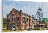 Schilderij - Old factory — 100x70 cm