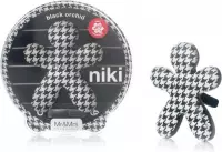 Mr&Mrs Fragrance autoverfrisser Niki Pied de Poule - Black Orchid