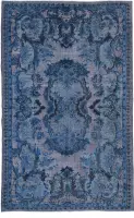 Blauw Recoloured Vintage Vloerkleed 175cm x 273cm