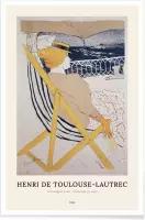 JUNIQE - Poster Henri de Toulouse-Lautrec - La Passagère du 54 -40x60