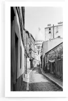 Walljar - Montmartre '36 - Zwart wit poster