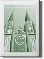 Walljar - Sint-Catharinakerk - Muurdecoratie - Poster met lijst