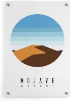 Walljar - Mojave Dessert United States III - Muurdecoratie - Plexiglas schilderij