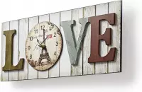 Nedis Wooden Clock " Love "