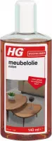 HG meubelolie noten - 140ml - voor gelakt en ongelakt hout - voor noten, pallisander en wengé
