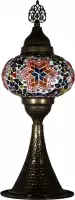 Oosterse mozaïek tafellamp modern (Turkse lamp)  ø 16 cm