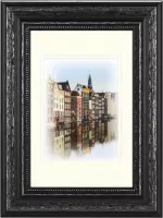 Fotolijst - Henzo - Capital Amsterdam - Fotomaat 20x30 - Zwart