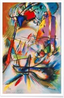 JUNIQE - Poster Kandinsky - Komposition Zwecklos -40x60 /Kleurrijk