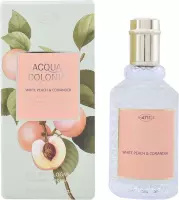 MULTI BUNDEL 2 stuks ACQUA colonia WHITE PEACH & CORIANDER eau de cologne spray 50 ml