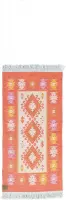 Kaira Vloerkleed - 60x125 - Oranje - by Okashi Heritage