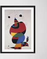 Joan Miro Poster 11 - 50x70cm Canvas - Multi-color