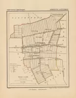 Historische kaart, plattegrond van gemeente Sappemeer in Groningen uit 1867 door Kuyper van Kaartcadeau.com