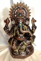 Mooie #Ganesha Messing 60cm Dit is een exclusief exemplaar en in een grote uitvoering.Maar liefst 60 cm hoogte. Gemaakt van hoge kwaliteit messing. De Ganesha is met de hand versie