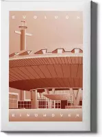 Walljar - Evoluon - Muurdecoratie - Poster met lijst