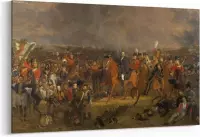 Schilderij - De Slag bij Waterloo — 90x60 cm